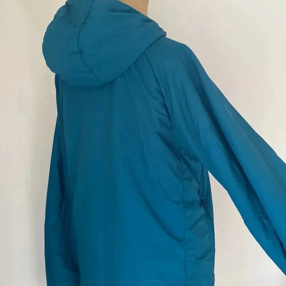 MOUNTAIN Hardware sz M teal jacket with yellow interior midweight zip pockets - Picture 3 of 8